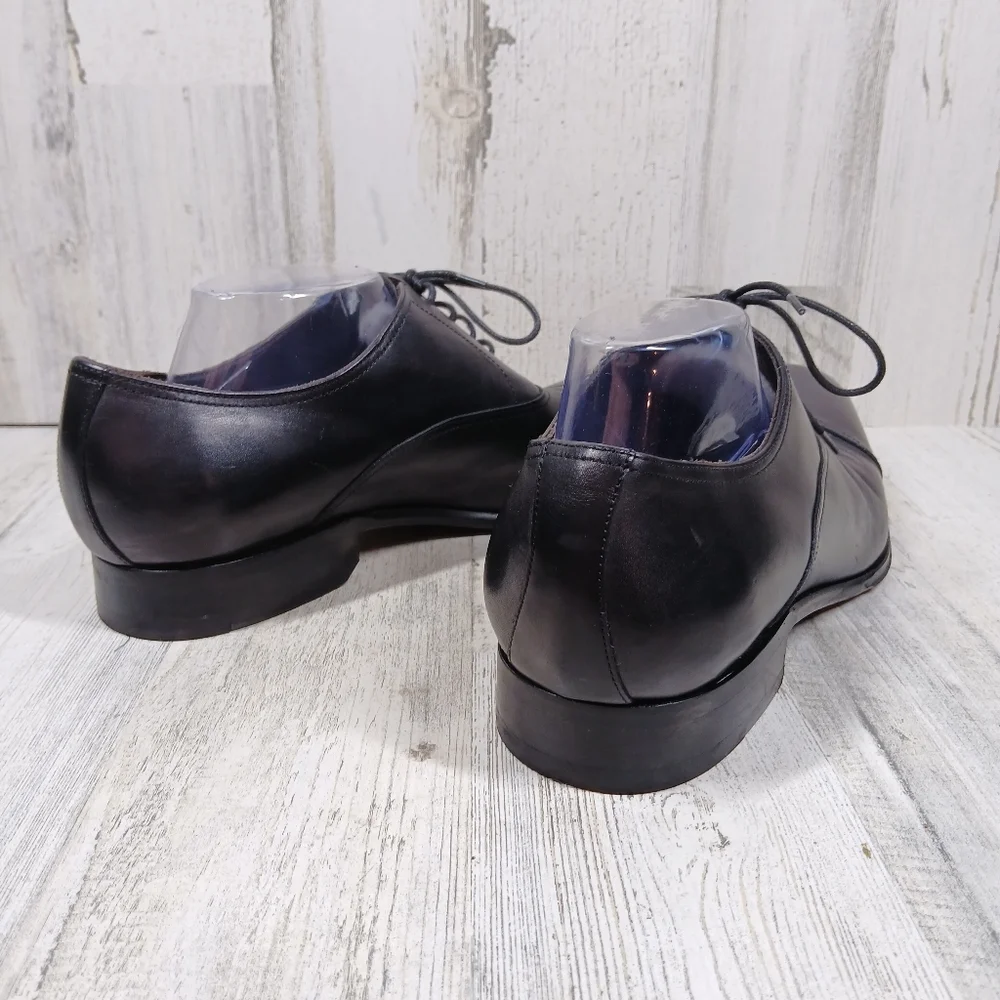 To Boot New York Adam Derrick Black Leather Lace Up Dress Shoes #232